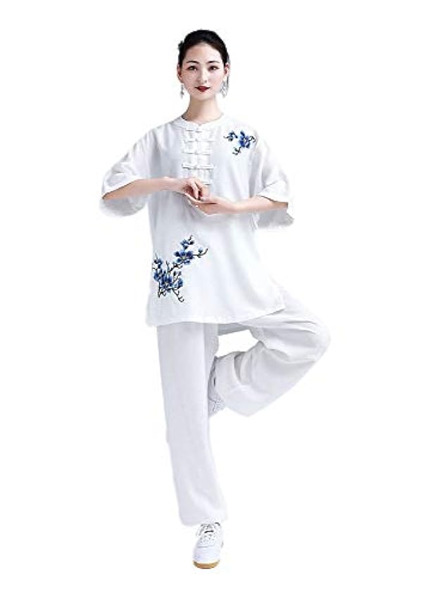 JTKDL Wushu Vêtements Femme Printemps Et été Tai Chi Vêtements Pratique Vêtements De Performance Vêtements D´entraînement du Matin,G-L 7eDE89Fd
