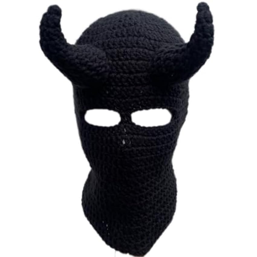 Masque de ski intégral tricoté pour sports de plein air Halloween Bonnet tricoté mFhOUYYO