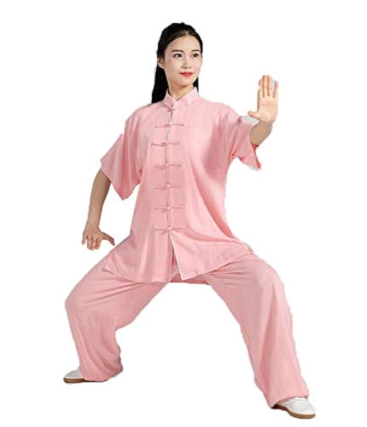 JTKDL Tai Chi Uniforme Hommes Femmes Cozy Tai Chi Vêtements Wing Chun Vêtements Shaolin Kungfu Vêtements Formation Vêtements Groupe Performance Vêtements,B-XXXL H6b8PZQr