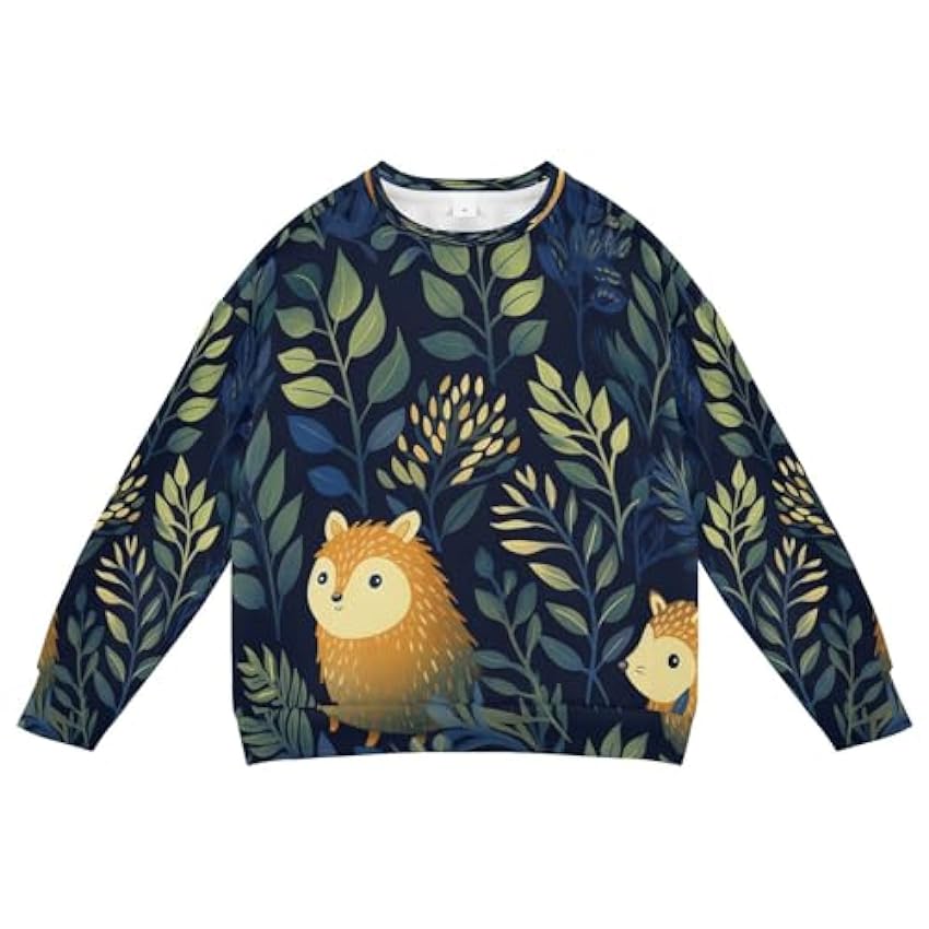 KAAVIYO Mignon Hérisson Animal De La Forêt Sweat-Shirt 