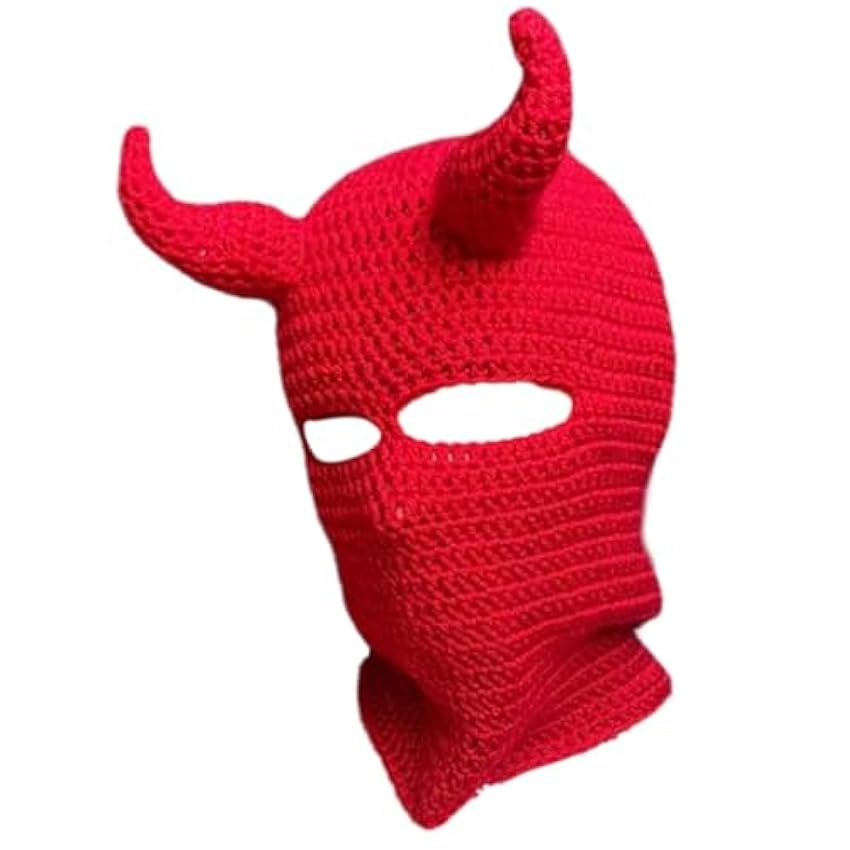 Masque de ski intégral tricoté pour sports de plein air Halloween Bonnet tricoté mFhOUYYO