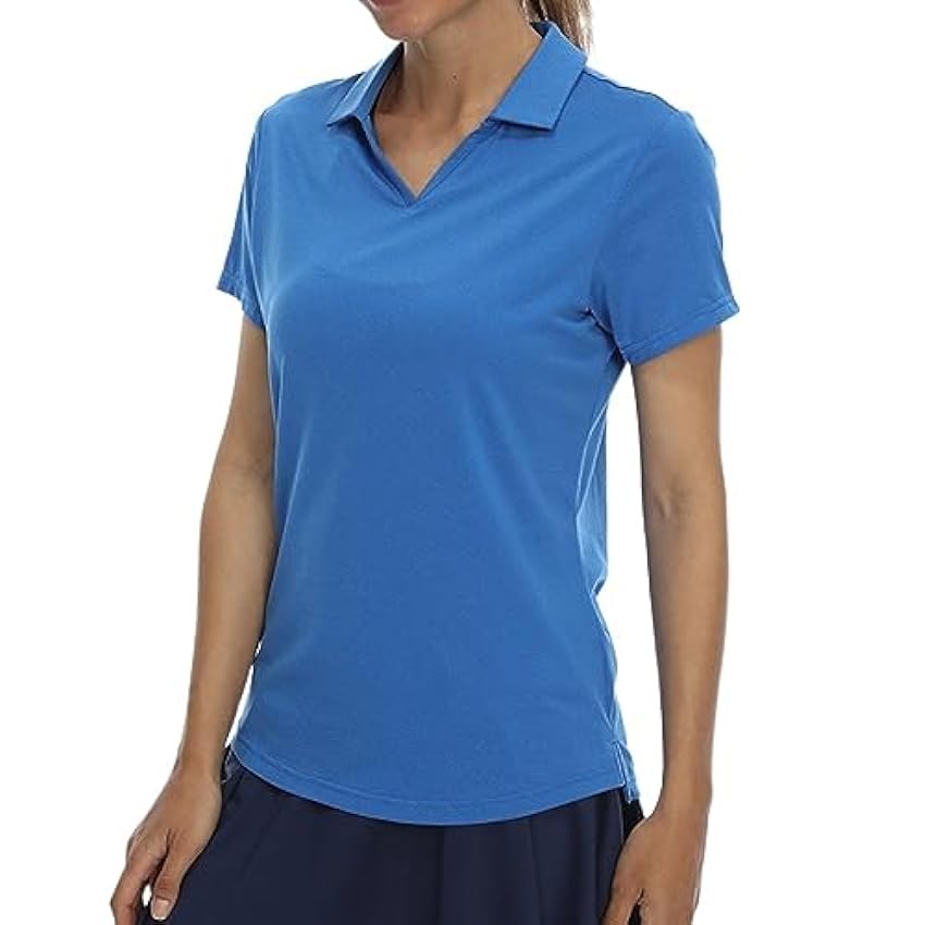 Polo de Golf à col en V pour Femmes T-Shirts de Sport D