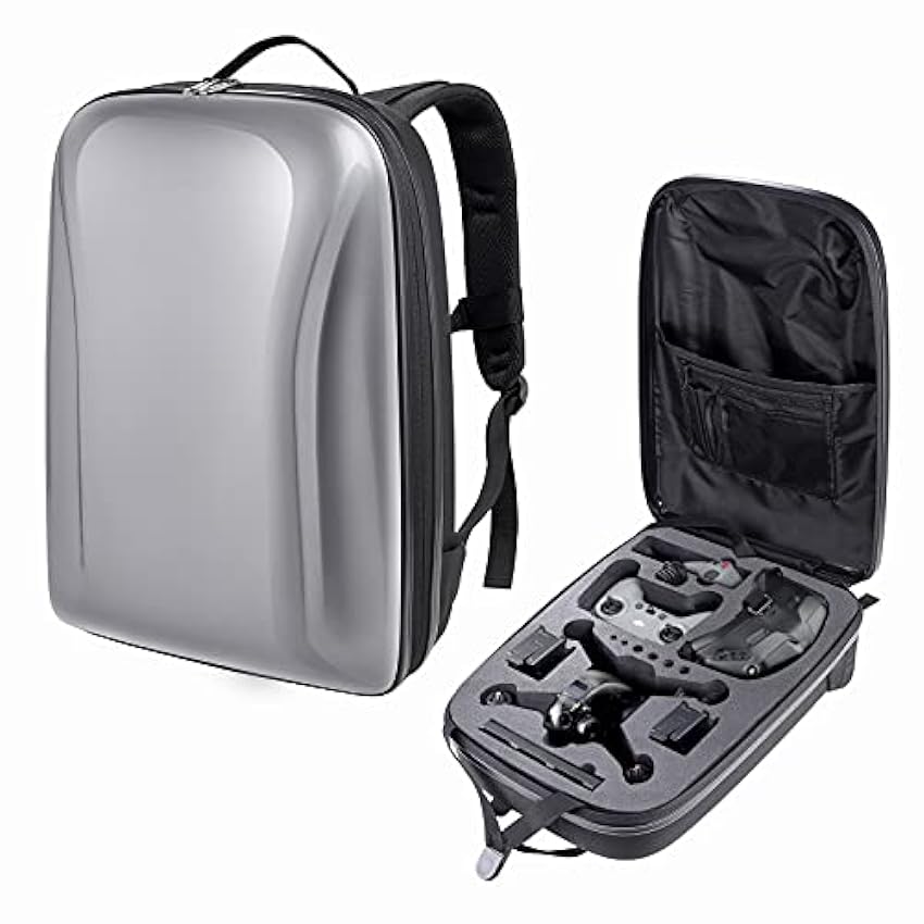 Okima Sac à dos, valise rigide et étanche, sac de transport portable, compatible avec drone DJI FPV et accessoires B4GLCzFU