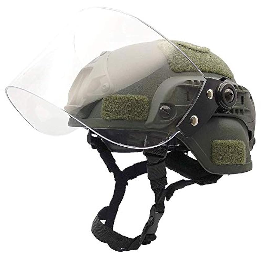 Tactical Area Airsoft Mich 2000 Quick Helmet avec Support NVG et Lunettes de Protection. usvrZy1F