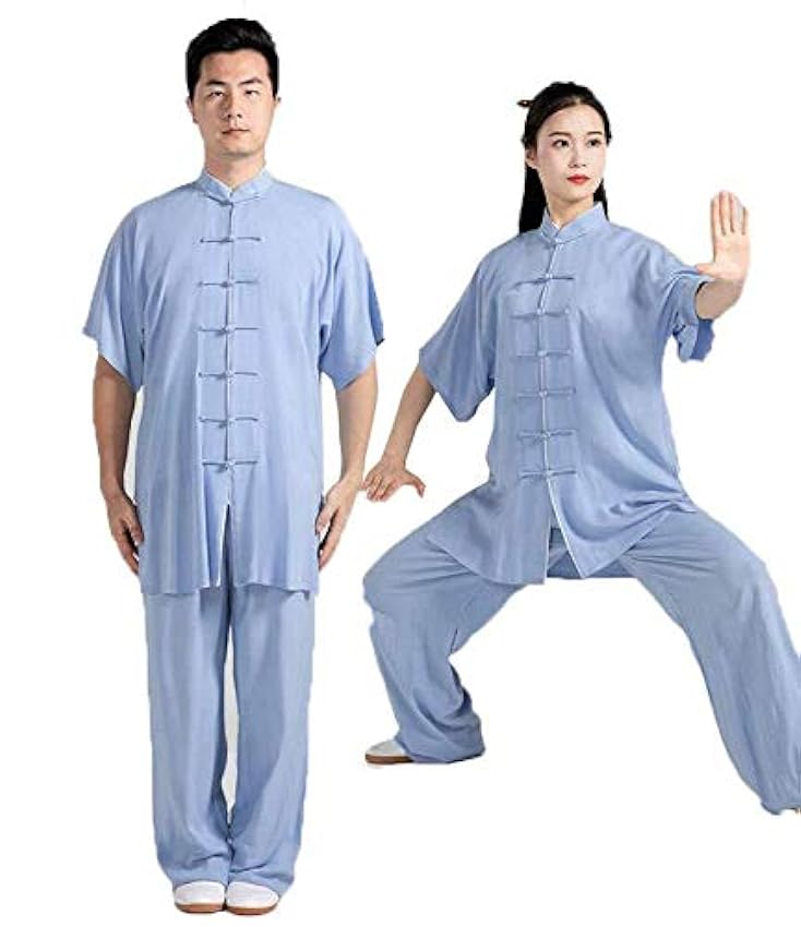 JTKDL Tai Chi Uniforme Hommes Femmes Cozy Tai Chi Vêtements Wing Chun Vêtements Shaolin Kungfu Vêtements Formation Vêtements Groupe Performance Vêtements,B-XXXL H6b8PZQr