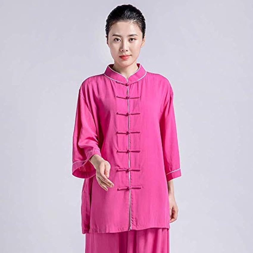 JTKDL Tai Chi Coton Et Lin pour Femmes Style Chinois Printemps Et été Tai Chi Vêtements De Pratique des Arts Martiaux Vêtements,F-M Gy9eIjFu