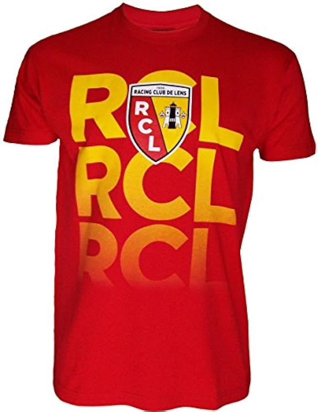 RC LENS T-Shirt Collection Officielle Racing Club DE Lens - RCL - Taille Adulte Homme uX6aip9u