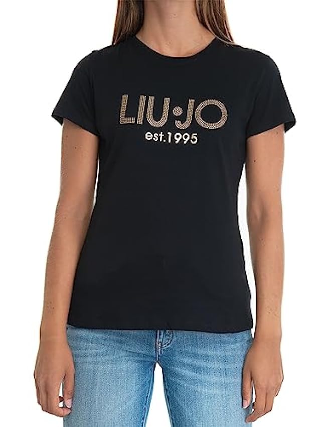 T-shirt Donna Liujo WF2303J6308-R9560 Nero PbVQsKN4