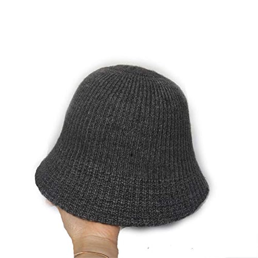 MAOZIm Bonnet de pêcheur tricoté Automne et Hiver Loisirs Art Chapeau Chaud Bassin Femme Chapeau de Laine bEAny1sO