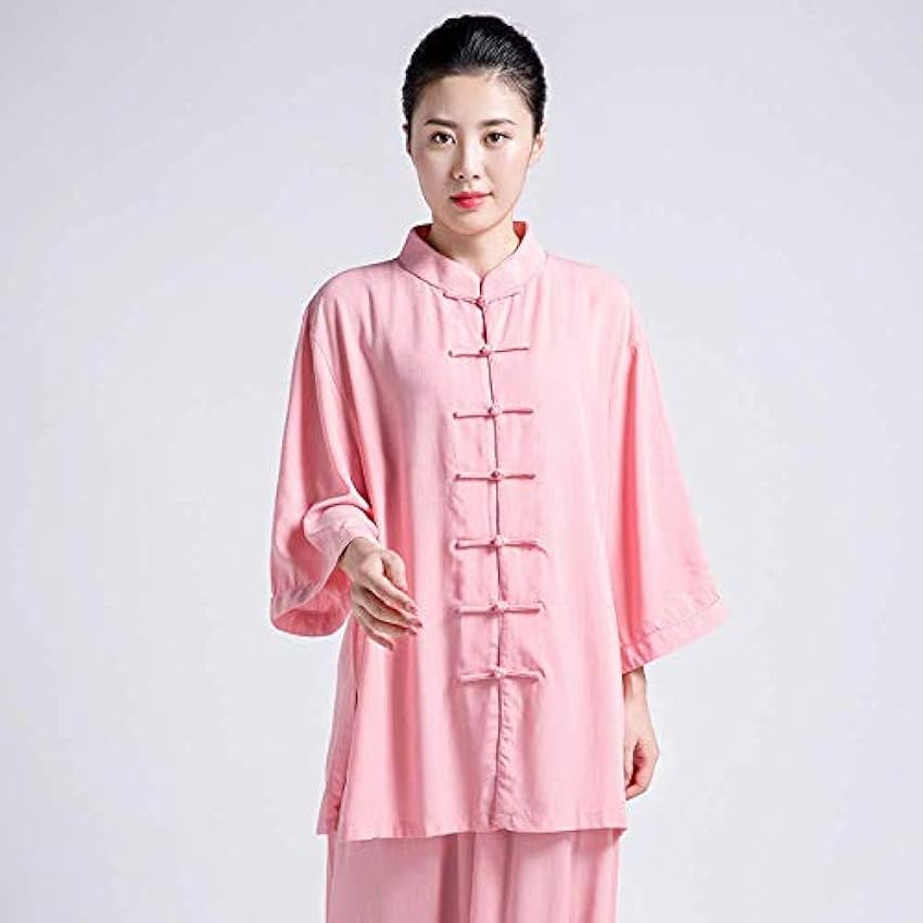 JTKDL Tai Chi Coton Et Lin pour Femmes Style Chinois Printemps Et été Tai Chi Vêtements De Pratique des Arts Martiaux Vêtements,F-M Gy9eIjFu