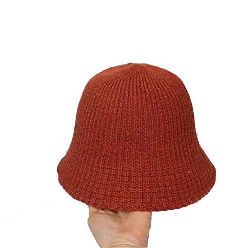 MAOZIm Bonnet de pêcheur tricoté Automne et Hiver Loisirs Art Chapeau Chaud Bassin Femme Chapeau de Laine ZGaiogZn