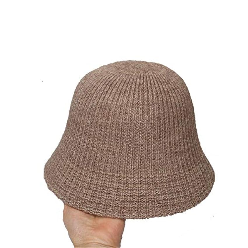 MAOZIm Bonnet de pêcheur tricoté Automne et Hiver Loisirs Art Chapeau Chaud Bassin Femme Chapeau de Laine Y2otHHT9