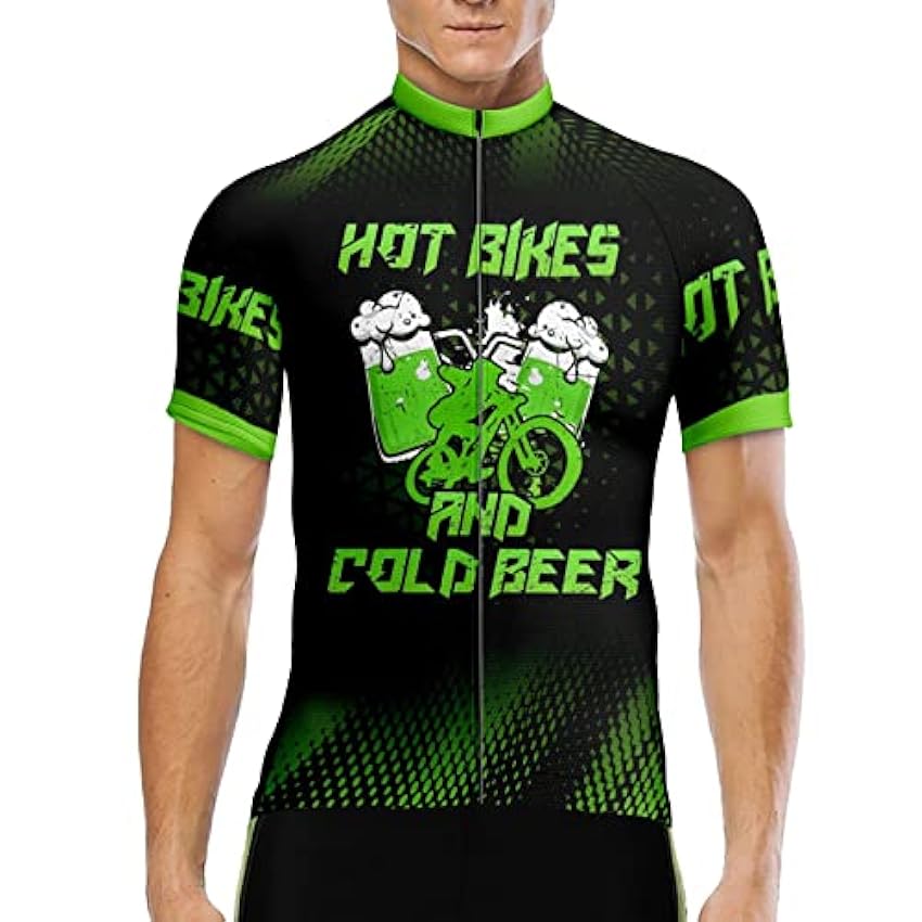 Costume de fête de la bière pour homme à manches courtes en jersey pour vélo de course - Maillot de cyclisme pour homme 4kPnpO1I