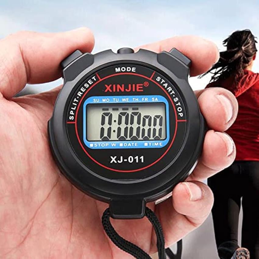Chronomètre pour Le Sport | Sport numérique Portable - Minuterie précise Compte à rebours Natation minuterie d´arbitres d´athlète Rappel Professionnel chronomètre pour Nasoalne wSDNdNpH